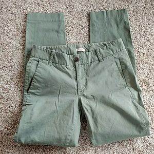 J. Crew Frankie ankle pants green size 0